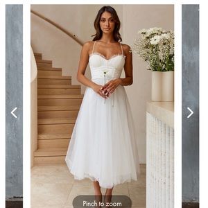 NEW White tulle dress 🤍🩵